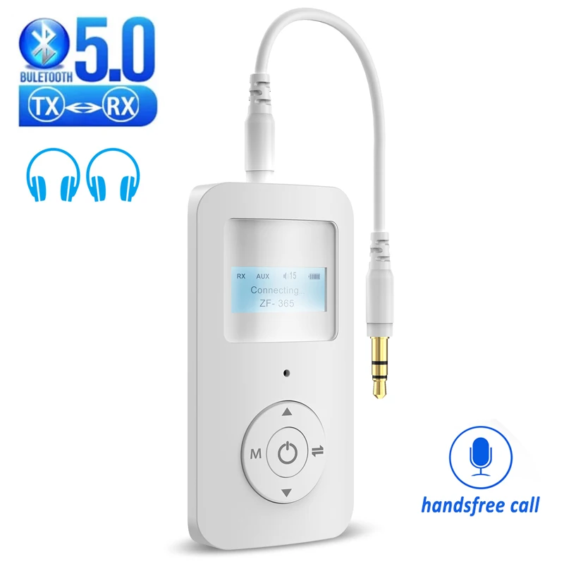 Приемник-передатчик Bluetooth 5,0, беспроводной аудио 3,5 мм, Aux-разъем, RCA, автомобильный адаптер громкой связи для ТВ, ПК, автомобильное сопряжение, 2 гарнитуры
Приемник-передатчик Bluetooth 5,0, беспроводной аудио 3,5 мм, Aux-разъем, RCA, автомобильный адаптер громкой связи для ТВ, ПК, автомобильное сопряжение, 2 гарнитуры