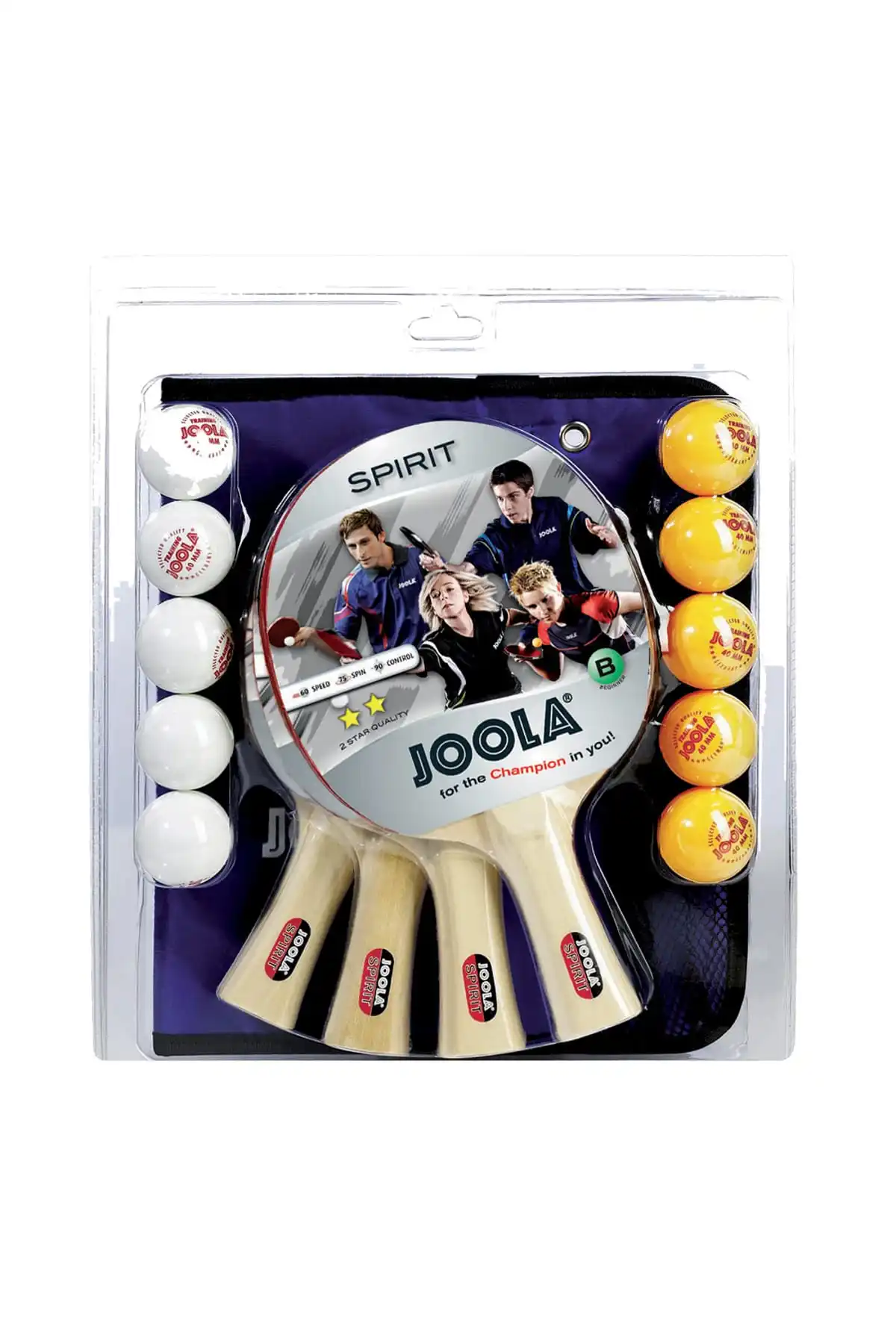 Family Spirit Table Tennis Racket Set 4 + 5 Yellow Top + White Top - LOO-JOOLA-001 Tennis Equipment & Accessories sports Outdoor
Family Spirit Table Tennis Racket Set 4 + 5 Yellow Top + White Top - LOO-JOOLA-001 Tennis Equipment & Accessories sports Outdoor