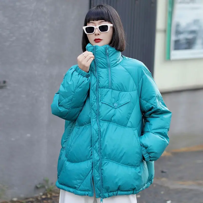 Winter and Autumn Long Womens White Duck Down Jackets Ultra Light Duck Down Coat Stand Collar Autumn Puffer Jacket S112
Winter and Autumn Long Womens White Duck Down Jackets Ultra Light Duck Down Coat Stand Collar Autumn Puffer Jacket S112