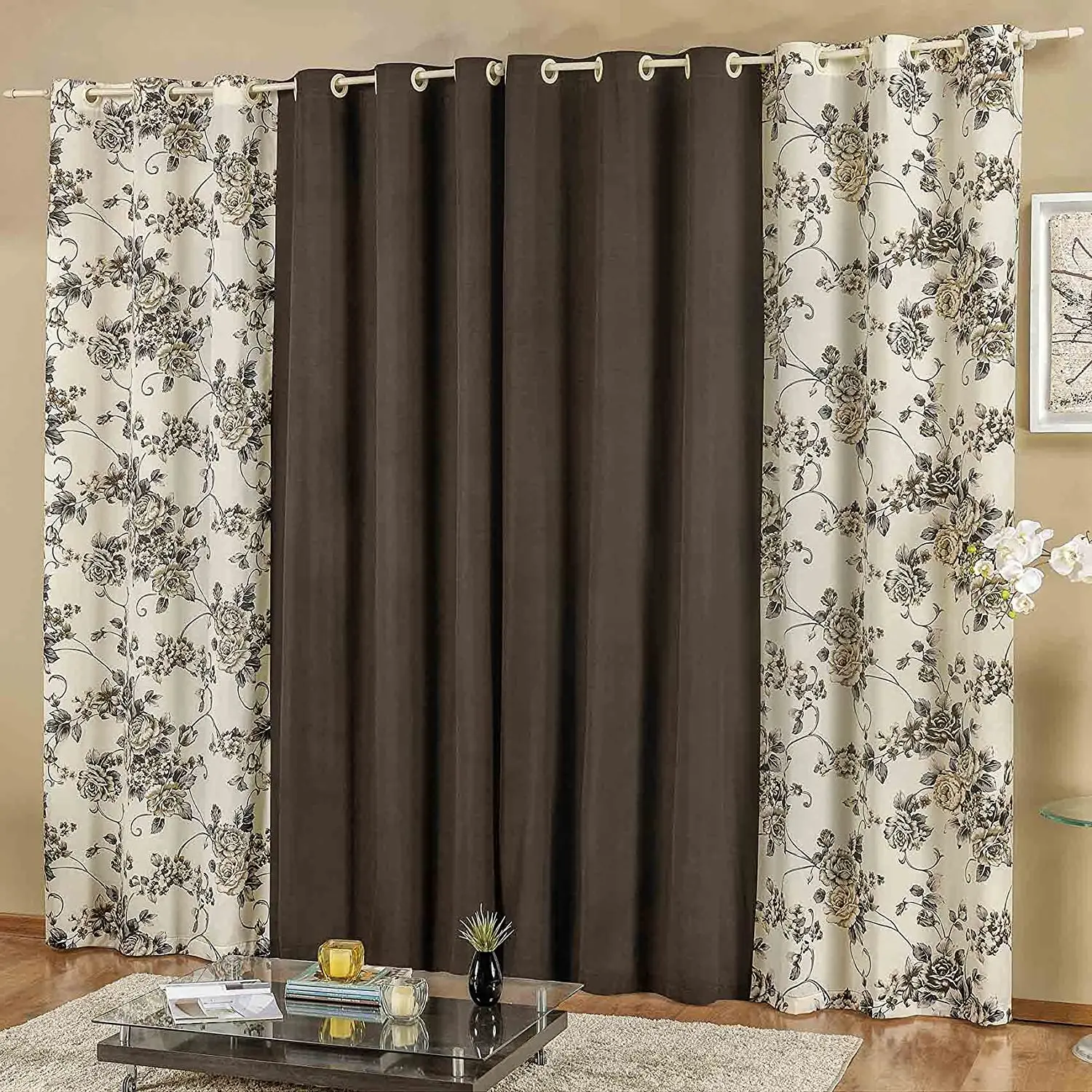 Floratta Curtain, Tobacco, 2 M, Fabric, Curtain for Bedroom Living Room Kitchen Home Decoration
Floratta Curtain, Tobacco, 2 M, Fabric, Curtain for Bedroom Living Room Kitchen Home Decoration