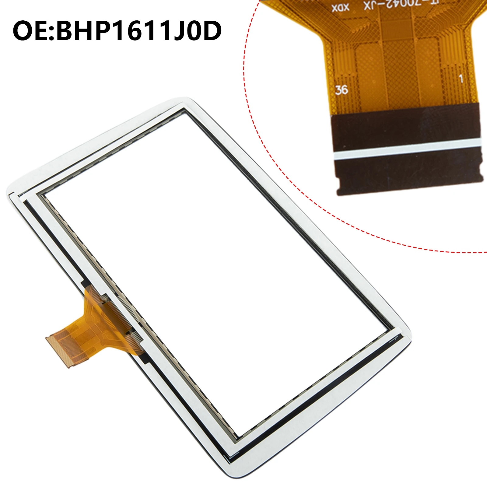 

7inch Car Touch Screen Glass For Mazda 3 2014-2016 Information Display BHP1611J0D Touch Screen Glass Digitizer Accessories