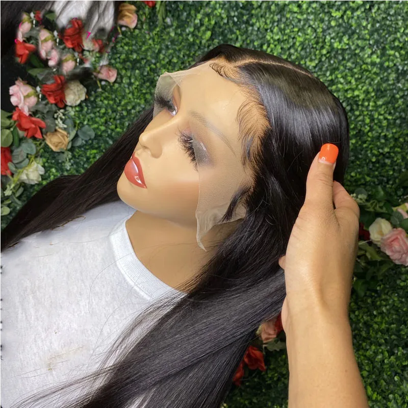 180%Density 26Inch Natural Black Long Silky Straight Glueless Lace Front Wig For Black Women With Baby Hair Heat Ressistant
180%Density 26Inch Natural Black Long Silky Straight Glueless Lace Front Wig For Black Women With Baby Hair Heat Ressistant
