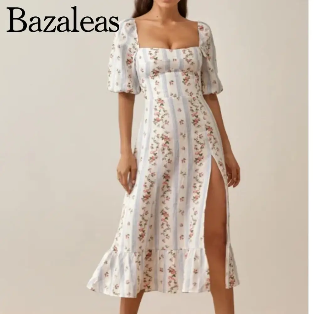2022 Short Sleeve Summer Dress Vestidos Palace Chiffon Floral Print Split Dress For Women
2022 Short Sleeve Summer Dress Vestidos Palace Chiffon Floral Print Split Dress For Women