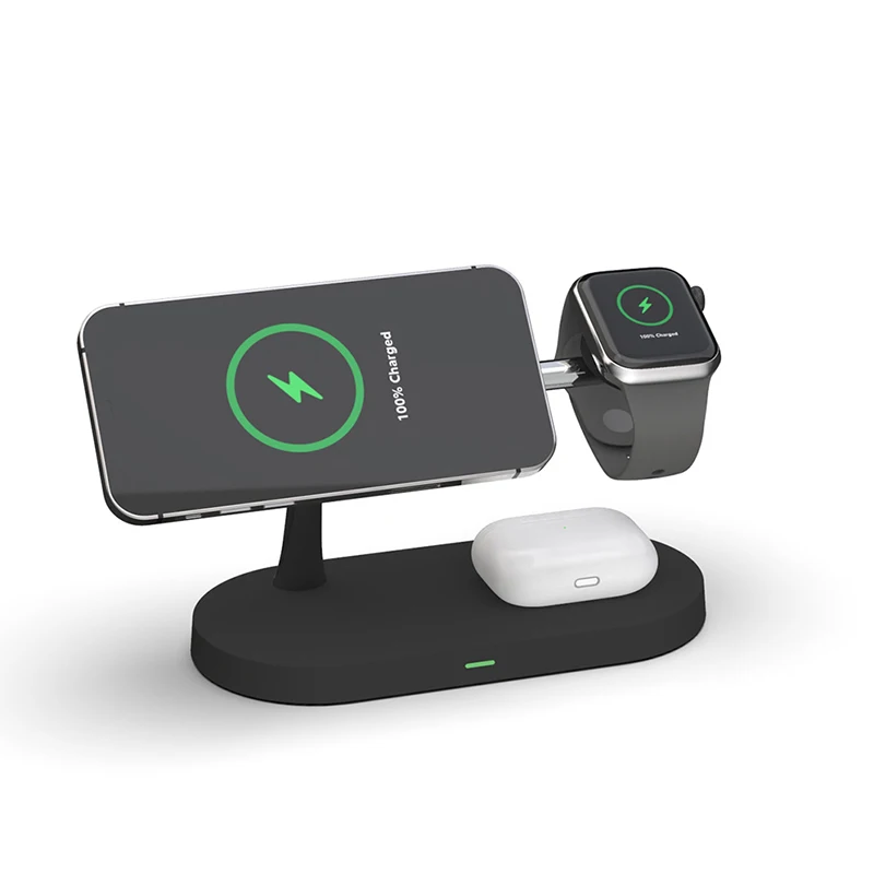 5 in 1 Magnetic Wireless Charger 15W Fast Charging Station for Magnetic iPhone 12 pro Max Chargers for Apple Watch Airpods pro 
5 in 1 Magnetic Wireless Charger 15W Fast Charging Station for Magnetic iPhone 12 pro Max Chargers for Apple Watch Airpods pro