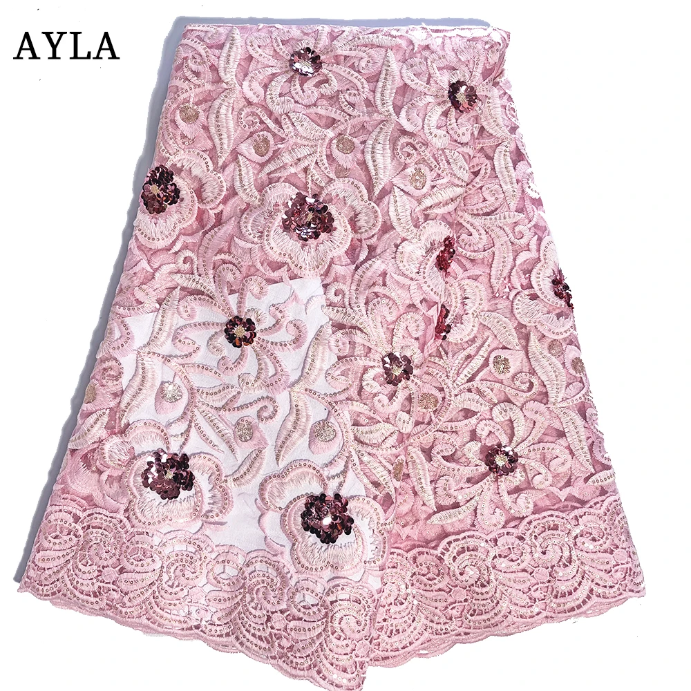 White African Lace Fabric 2022 Sequin Fabric Flowers Lace Trim Mesh Fabric Embroidery Nigeria Lace Fabrics For Wedding 5 yards
White African Lace Fabric 2022 Sequin Fabric Flowers Lace Trim Mesh Fabric Embroidery Nigeria Lace Fabrics For Wedding 5 yards