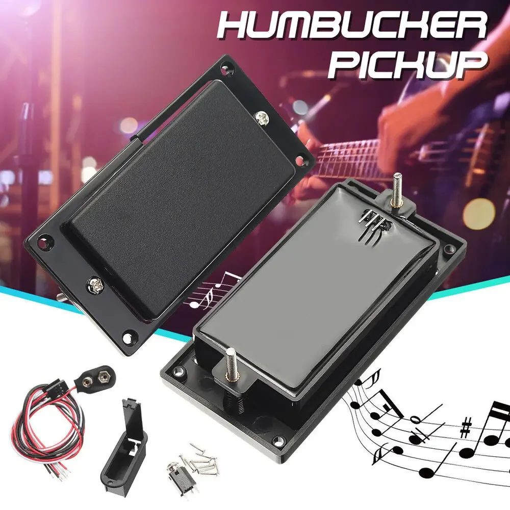 Набор активных звукоснимателей Humbucking из 1 с закрытым потенциометром и двумя