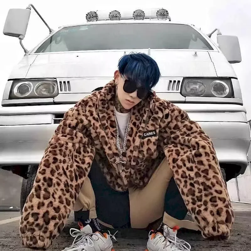 2022New Leopard Padded Jacket Men Women's KOL Same Spring Jacket Trend Men's Cotton Jacket Punk Style High Street Thicke
2022New Leopard Padded Jacket Men Women's KOL Same Spring Jacket Trend Men's Cotton Jacket Punk Style High Street Thicke