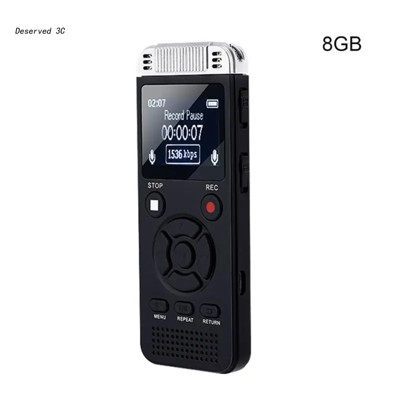 

R9CB 8GB/16GB/32GB Voice Recorder USB Professional Dictaphone Digital Voice Recorder MP3 Player Recording Device