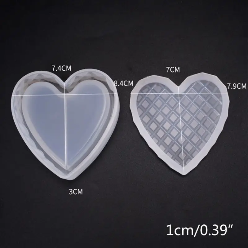 Heart-shaped Cut Section Mold Storage Box Silicone Mold DIY Crystal Epoxy Case Resin Mold Art Craft Home Decoration Gift D5QB
Heart-shaped Cut Section Mold Storage Box Silicone Mold DIY Crystal Epoxy Case Resin Mold Art Craft Home Decoration Gift D5QB