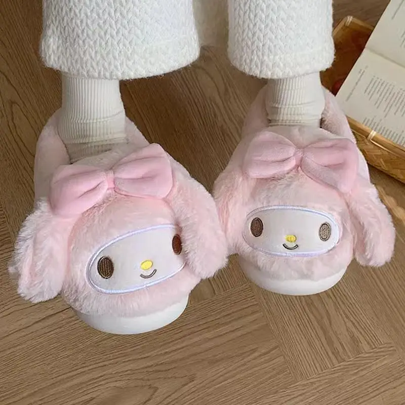 Sanrios Kuromi Anime Kawaii Heel Cotton Slippers Women Winter Indoor Home Thick Sole Anti Slip Warm Slippers Christmas Gifts
Sanrios Kuromi Anime Kawaii Heel Cotton Slippers Women Winter Indoor Home Thick Sole Anti Slip Warm Slippers Christmas Gifts