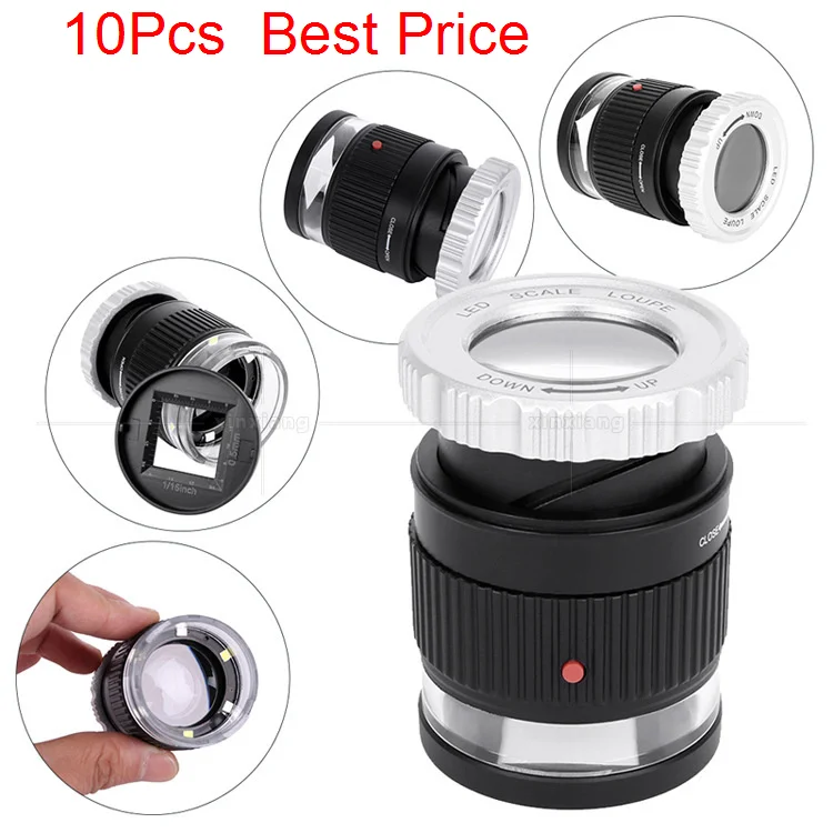 10Pcs/lot 30x Cylindrical Scale Optical Glass Lens Focusing Hd Magnifying Glass Antique Jewelry Measurement Textile Printing
10Pcs/lot 30x Cylindrical Scale Optical Glass Lens Focusing Hd Magnifying Glass Antique Jewelry Measurement Textile Printing