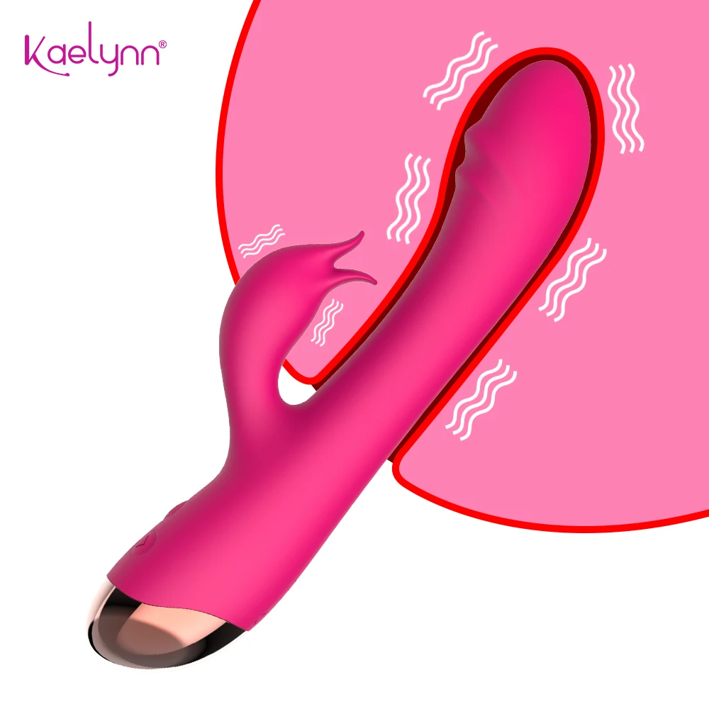 

G Spot Dual Vibration Dildo for Women Silicone Rabbit Vibrators Vagina Clit Masturbation Female Sex Toys for Adult 18