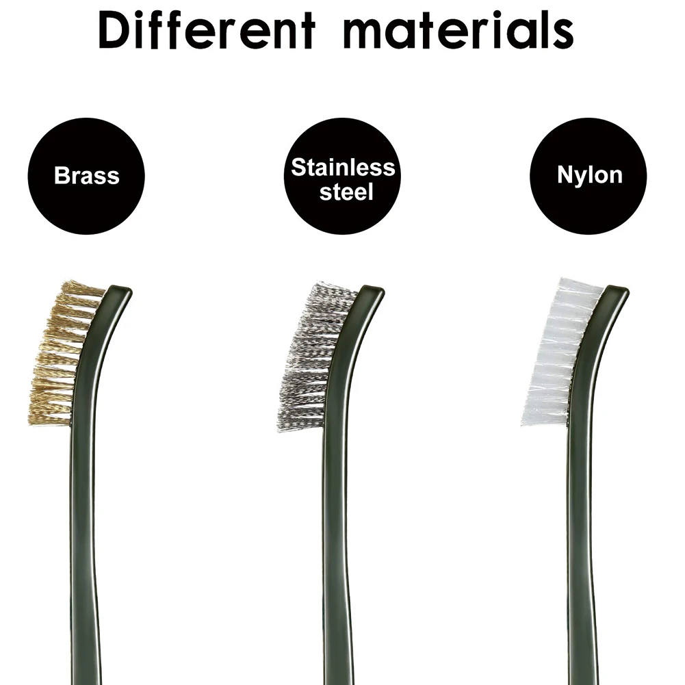 Durable Wire Brushes Hand Tools For Heavy Scrubbing 17cm Brass Clean Cutting Tools Nylon Scale Stainless Steel
Durable Wire Brushes Hand Tools For Heavy Scrubbing 17cm Brass Clean Cutting Tools Nylon Scale Stainless Steel