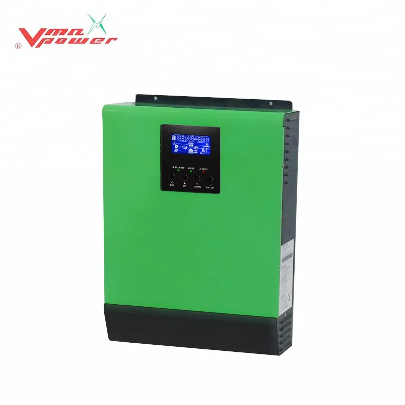 Vmaxpower 2kva high frequency solar inverter off grid MPPT 24vdc hybrid inverter charger pure sine wave parallel 6pcs pv home
Vmaxpower 2kva high frequency solar inverter off grid MPPT 24vdc hybrid inverter charger pure sine wave parallel 6pcs pv home
