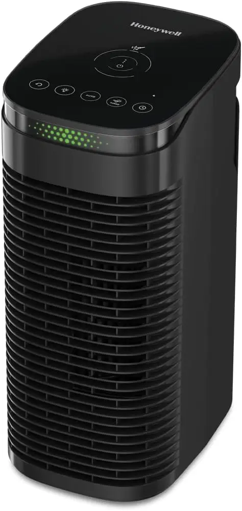 HEPA Air Purifier with Air Quality Indicator and Auto Mode, Allergen Reducer for Medium Rooms (100 sq ft), Black - Wildfire/Smok 
HEPA Air Purifier with Air Quality Indicator and Auto Mode, Allergen Reducer for Medium Rooms (100 sq ft), Black - Wildfire/Smok