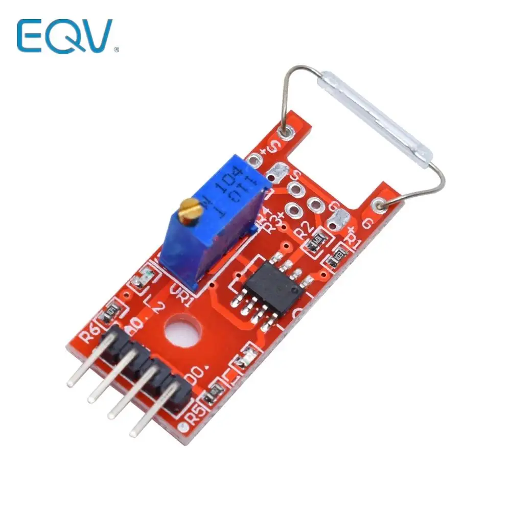 Магнитный сенсорный модуль, магнитный переключатель для Arduino
Магнитный сенсорный модуль, магнитный переключатель для Arduino