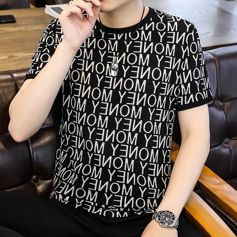 2022 Summer Hollow Out T-Shirts Men Short Sleeve Slim Round Neck Tops Tees Fashion Social Casual T-Shirt Streetwear Men Clothing
2022 Summer Hollow Out T-Shirts Men Short Sleeve Slim Round Neck Tops Tees Fashion Social Casual T-Shirt Streetwear Men Clothing