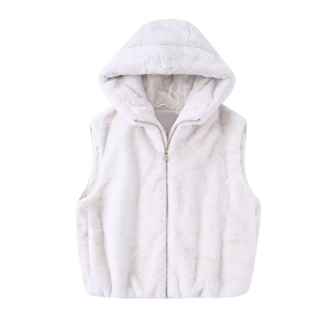 Women 2022 New Fashion Faux Fur Hooded Vest Coat Vintage Sleeveless Female Waistcoat Sleeveless Short Coat Female Chic Top
Women 2022 New Fashion Faux Fur Hooded Vest Coat Vintage Sleeveless Female Waistcoat Sleeveless Short Coat Female Chic Top