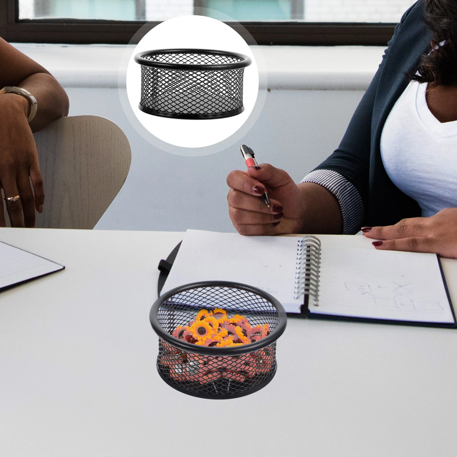6 Pcs Paper Clip Holders Mesh Containers Basket Binder Clips Desk Office Sundries Iron Accessories School Small Items Student
6 Pcs Paper Clip Holders Mesh Containers Basket Binder Clips Desk Office Sundries Iron Accessories School Small Items Student