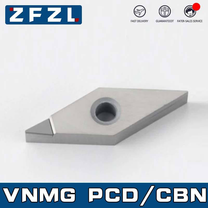 

1PC VNMG PCD CBN Diamond Inserts Blade VNMG160404 VNMG160408 VNMG160412 VNMG1604 CNC Lathe Cutter Turning Tools