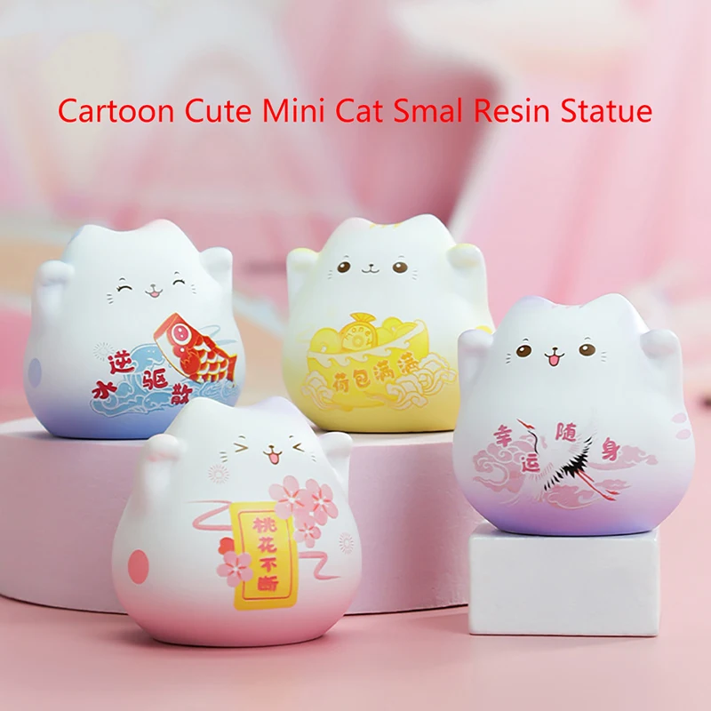 Japanese Cartoon Cute Mini Cat Smal Resinl Statue Little Figurine Crafts Figure Ornament Miniatures
Japanese Cartoon Cute Mini Cat Smal Resinl Statue Little Figurine Crafts Figure Ornament Miniatures