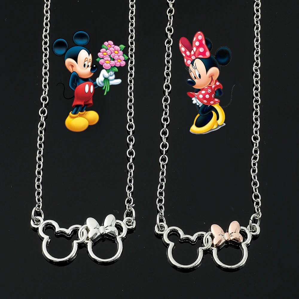 Cartoon Anime Mickey Mouse Pendant Necklace Kawaii Mickey Minnie Silver Colour Necklace for Women Jewelry Accessories Toy Gift
Cartoon Anime Mickey Mouse Pendant Necklace Kawaii Mickey Minnie Silver Colour Necklace for Women Jewelry Accessories Toy Gift