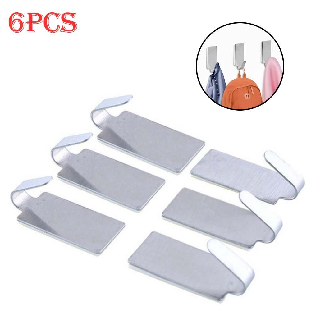 6pcs Self Adhesive Hooks Wall Door Steel Strong Sticky Sucker Holder key holder Home Bathroom Kitchen Accessories Organizer
6pcs Self Adhesive Hooks Wall Door Steel Strong Sticky Sucker Holder key holder Home Bathroom Kitchen Accessories Organizer