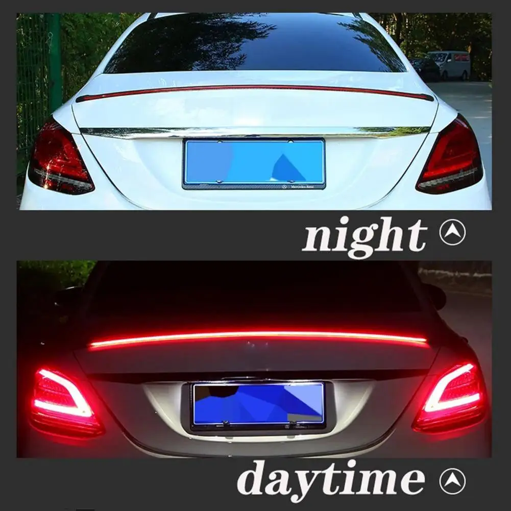 Universal Car Led Lights Third Brake Turn Signal LED Strip Carbon Fiber Rear Spoiler Lip Trunk Roof Wing Trucks Tail Light
Universal Car Led Lights Third Brake Turn Signal LED Strip Carbon Fiber Rear Spoiler Lip Trunk Roof Wing Trucks Tail Light
