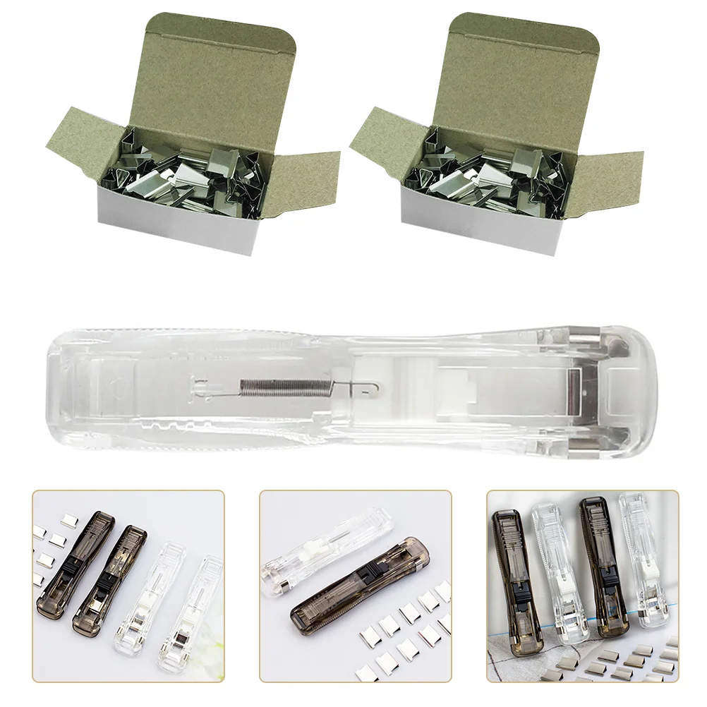 Stapler Paper Clip Clips Clam Dispenser Office Portable Acrylicdocument Student Gold Clipper Binder Staple Mini Clamp Stapleless
Stapler Paper Clip Clips Clam Dispenser Office Portable Acrylicdocument Student Gold Clipper Binder Staple Mini Clamp Stapleless