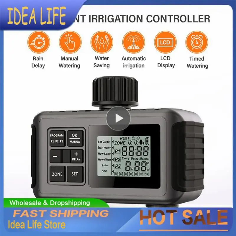 1/2/3PCS Large Screen Display Irrigation Controller Outdoor 2 Zone Programmable Garden Water Timer Automatic Irrigation System
1/2/3PCS Large Screen Display Irrigation Controller Outdoor 2 Zone Programmable Garden Water Timer Automatic Irrigation System
