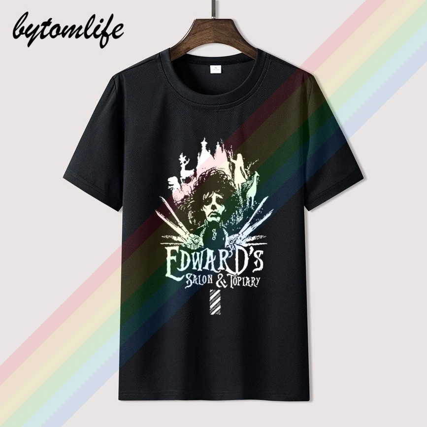 2018 New 100% Cotton T-Shirts Men Skull Edward Scissorhands Johnny Depp Zombie Castle T-ShirtO-Neck Tshirt Homme 
2018 New 100% Cotton T-Shirts Men Skull Edward Scissorhands Johnny Depp Zombie Castle T-ShirtO-Neck Tshirt Homme