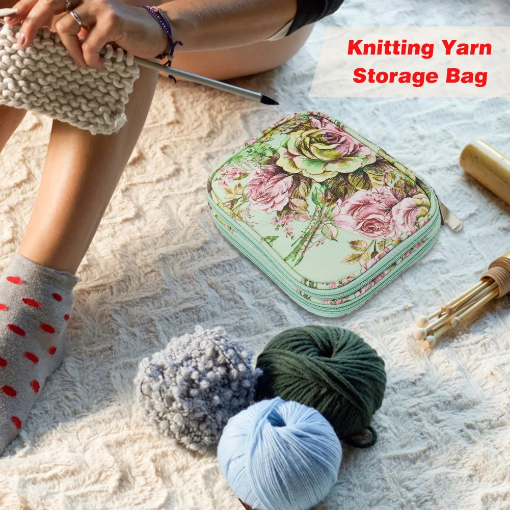 Knitting Yarn Storage Bag Case Crochet Hook Thread Organizer Holder Sewing Tool for Decorative Household Living Room
Knitting Yarn Storage Bag Case Crochet Hook Thread Organizer Holder Sewing Tool for Decorative Household Living Room