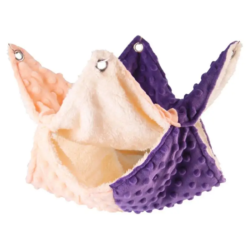 Hamster Hammock 2-layer Pet Swinging Bed For Sugar Glider Fleece Bed For Chinchilla Parrot Squirrel Hamster Playing Sleeping
Hamster Hammock 2-layer Pet Swinging Bed For Sugar Glider Fleece Bed For Chinchilla Parrot Squirrel Hamster Playing Sleeping
