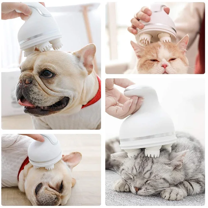 Cat Massagers Multifunctional Electric Pet Head Massager Dragon Claw Hand Scalp Kneading Household Massage Claw Instrument
Cat Massagers Multifunctional Electric Pet Head Massager Dragon Claw Hand Scalp Kneading Household Massage Claw Instrument