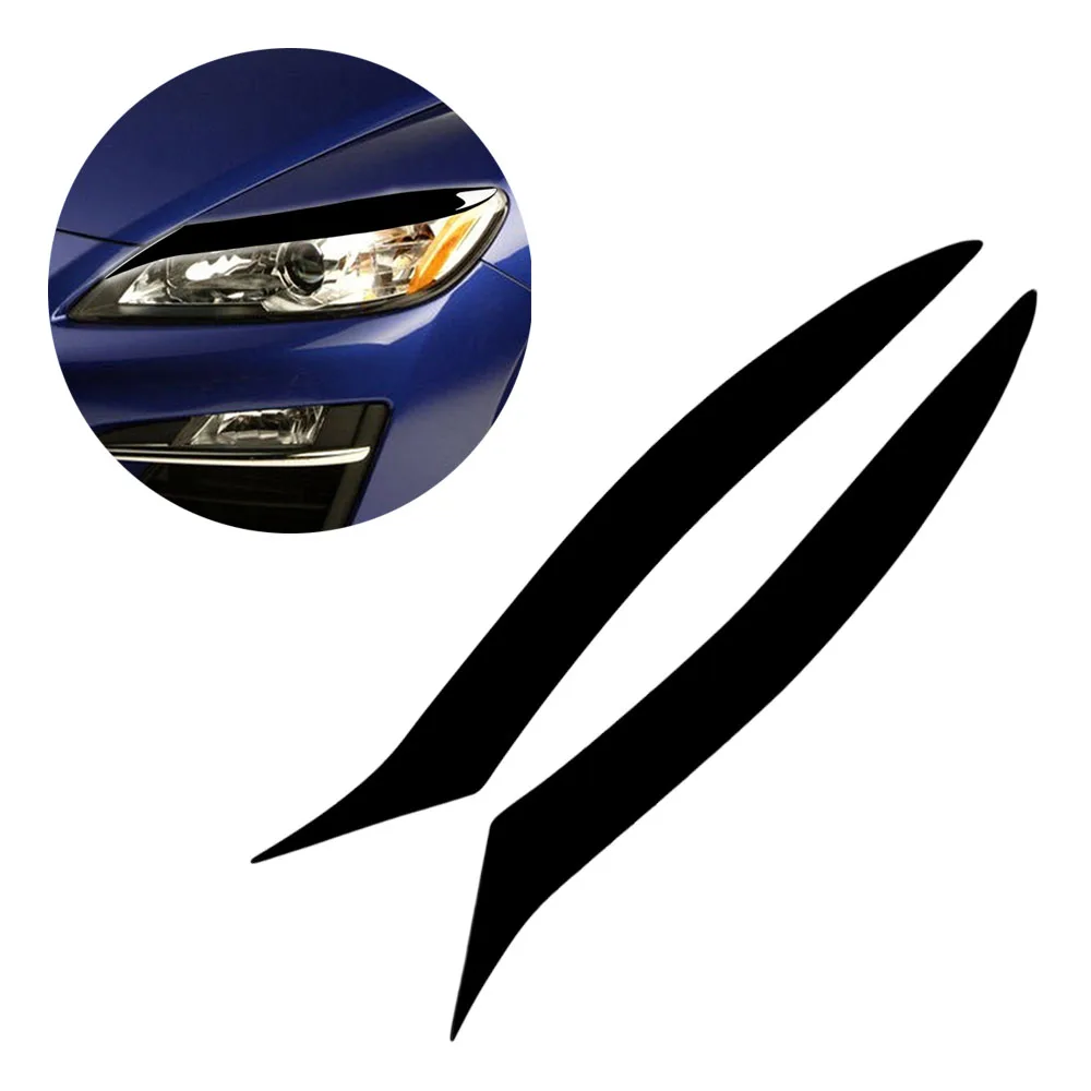 2Pcs Gloss Black Car Headlight Eyelid Eyebrow Cover Trim For Mazda RX-8 2009 2010 2011 2012
2Pcs Gloss Black Car Headlight Eyelid Eyebrow Cover Trim For Mazda RX-8 2009 2010 2011 2012