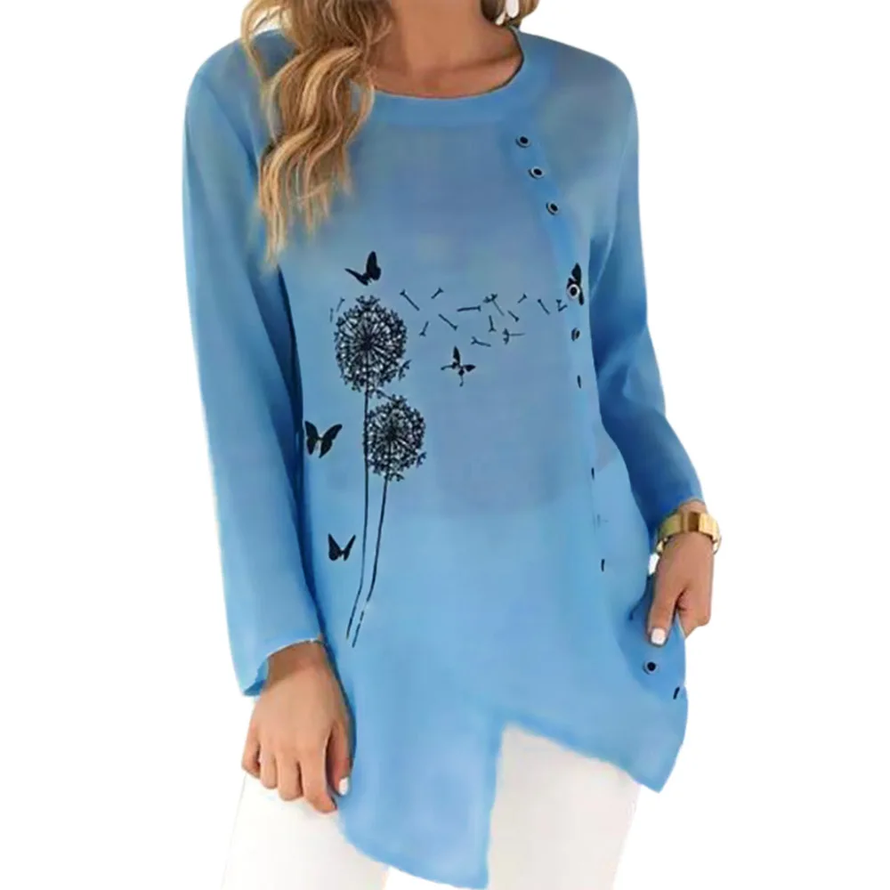 Sexy Women Long Sleeve Tunic Tops Summer Beach Dandelion Printed Irregular Hem Pullover Blouse Top See Through Bikini Cover Up
Sexy Women Long Sleeve Tunic Tops Summer Beach Dandelion Printed Irregular Hem Pullover Blouse Top See Through Bikini Cover Up