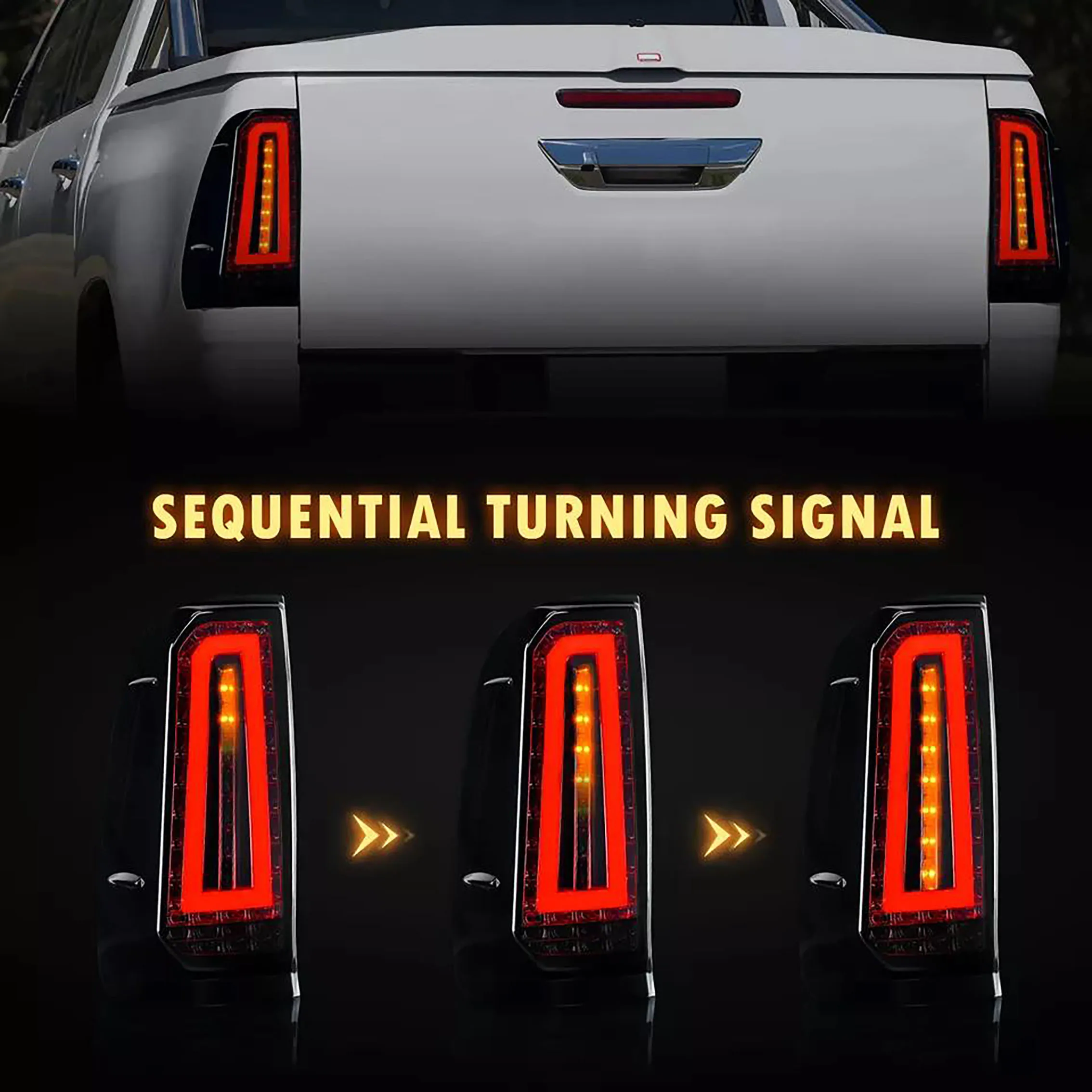 Led Tail Rear Lamp Taillight With Sequential Turn Signal Light Parking Red Type For Toyota Hilux vigo 2012 2013 2014 Auto Parts
Led Tail Rear Lamp Taillight With Sequential Turn Signal Light Parking Red Type For Toyota Hilux vigo 2012 2013 2014 Auto Parts