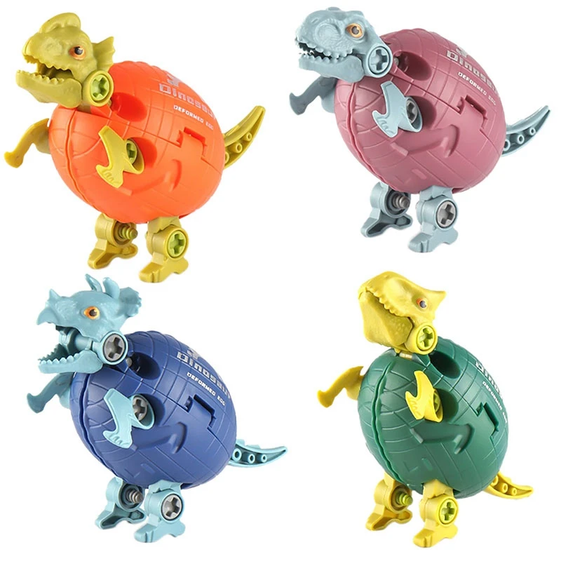 DIY Nut Assembling Toy Deformed Dinosaur Egg Assembly Dinosaur Building Block Model Dinosaur Combination Toy for Kids
DIY Nut Assembling Toy Deformed Dinosaur Egg Assembly Dinosaur Building Block Model Dinosaur Combination Toy for Kids