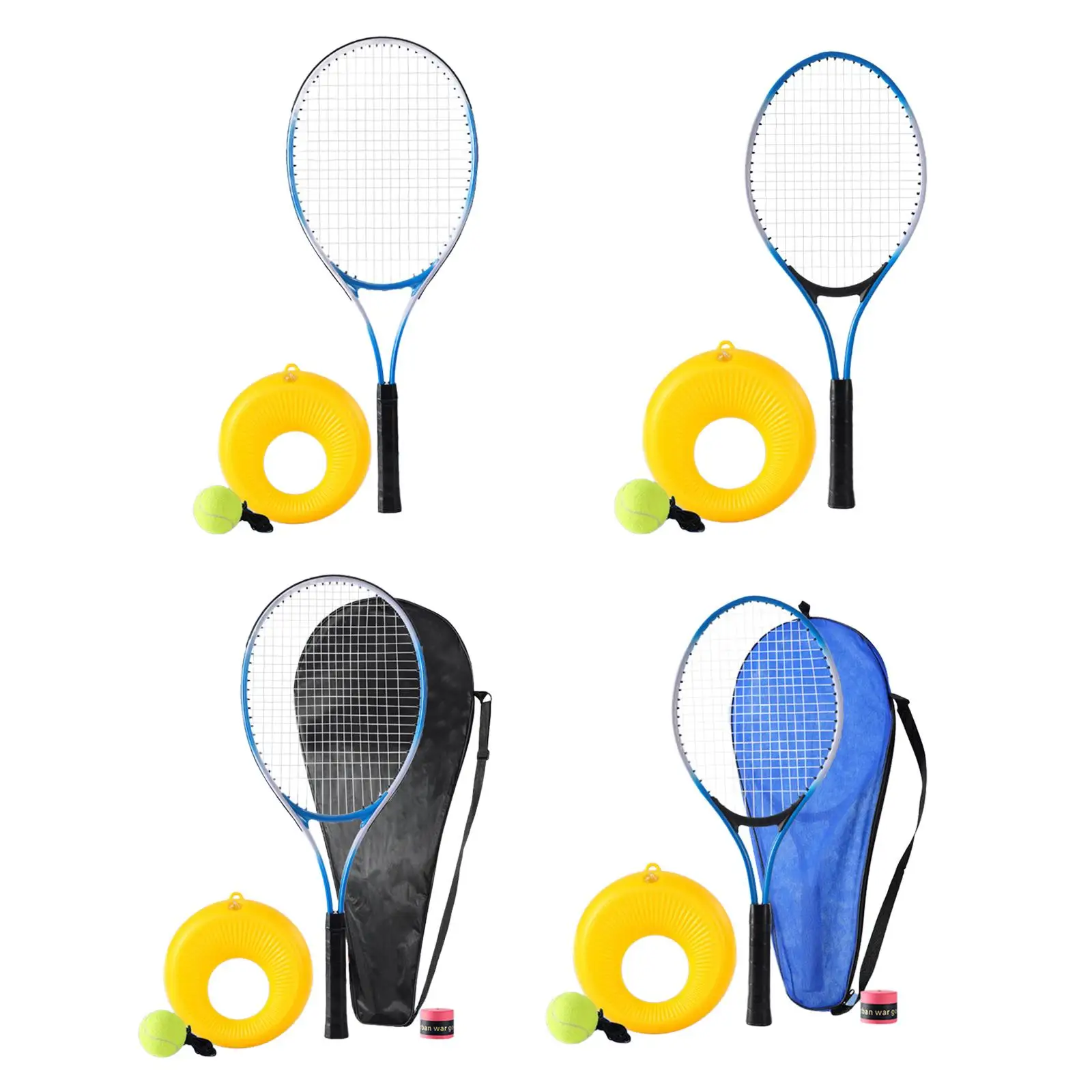 

Тренировочная теннисная ракетка для соло, прочный практичный инструмент для соло-тренировок на заднем дворе, для соло