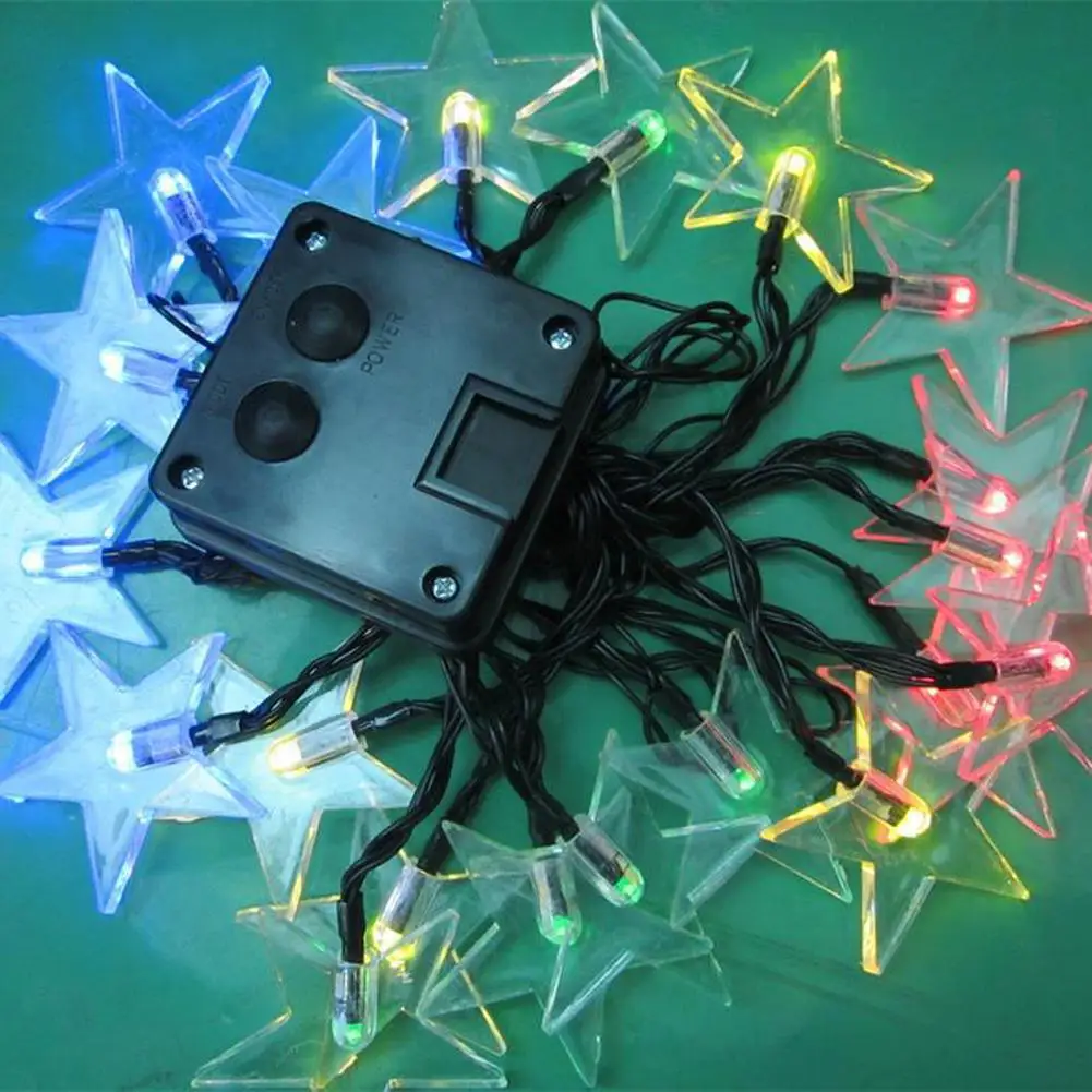 30LED Star Solar Lamp String Colorful Fairy Lights Outdoor Waterproof Beautiful Fashion Dream for Festival Christmas Decor
30LED Star Solar Lamp String Colorful Fairy Lights Outdoor Waterproof Beautiful Fashion Dream for Festival Christmas Decor