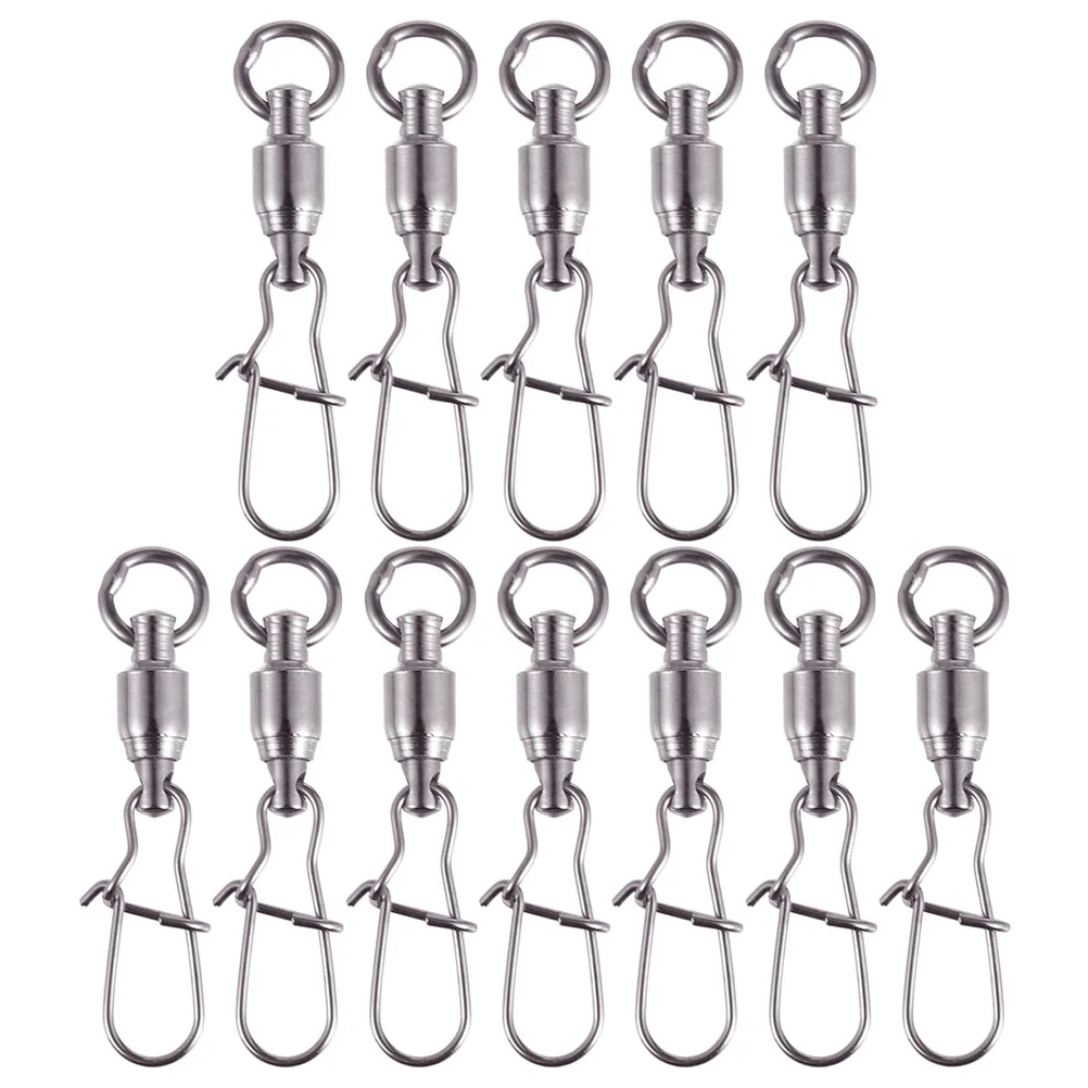 20 Pcs Tee Fishing Connector Fishing Snaps Fishing Line Swivel Rotary Tools High Speed Bearing Swivel Brine Fishing accessories
20 Pcs Tee Fishing Connector Fishing Snaps Fishing Line Swivel Rotary Tools High Speed Bearing Swivel Brine Fishing accessories