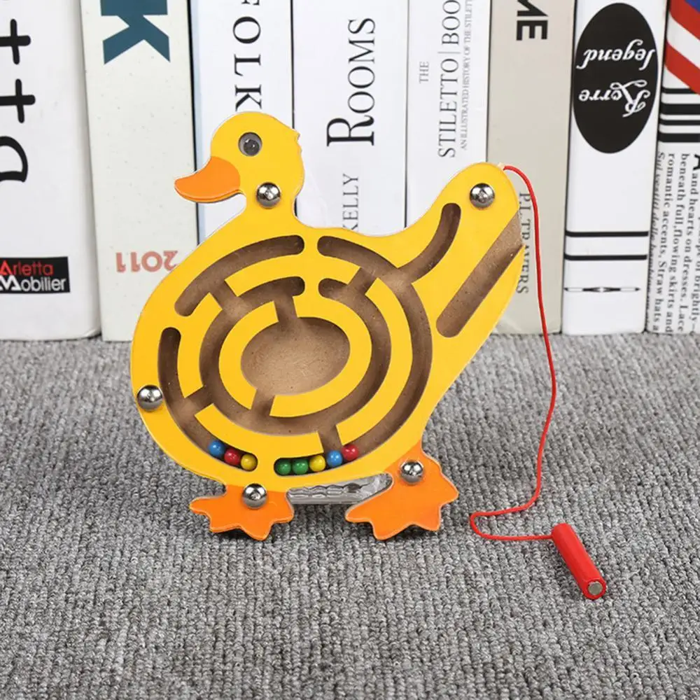 Children Magnetic Maze Toy Mini Animal Shape Magnetic Roll-on Labyrinth Maze Children Wooden Puzzle Game Early Educational Toys
Children Magnetic Maze Toy Mini Animal Shape Magnetic Roll-on Labyrinth Maze Children Wooden Puzzle Game Early Educational Toys