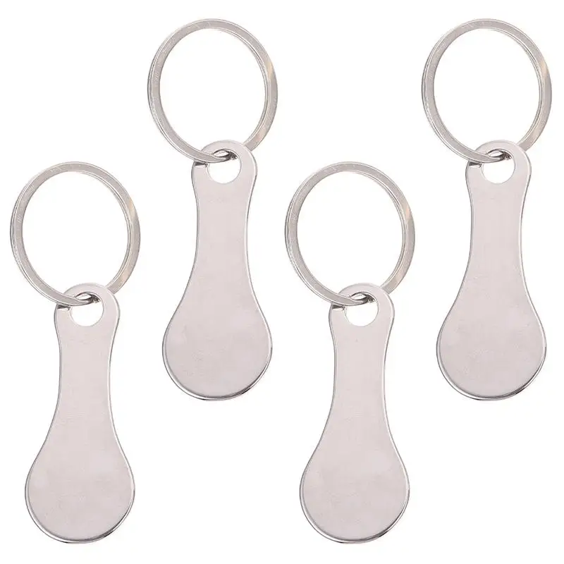 4Pcs Keychain Trolley Unlock Release Key Stainless Steel Made Key Rings Shopping Trolley Token Coin Key Ring Metal Key Chains
4Pcs Keychain Trolley Unlock Release Key Stainless Steel Made Key Rings Shopping Trolley Token Coin Key Ring Metal Key Chains