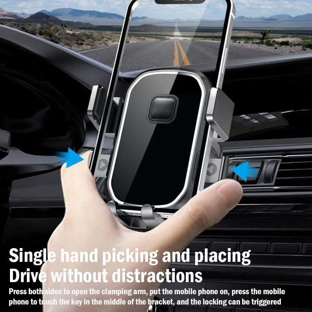 New Bracket CellPhone Stand Gravity Auto Phone Holder Car Clip Phone Air Holder Vent 360 Rotation Mount S2E0
New Bracket CellPhone Stand Gravity Auto Phone Holder Car Clip Phone Air Holder Vent 360 Rotation Mount S2E0