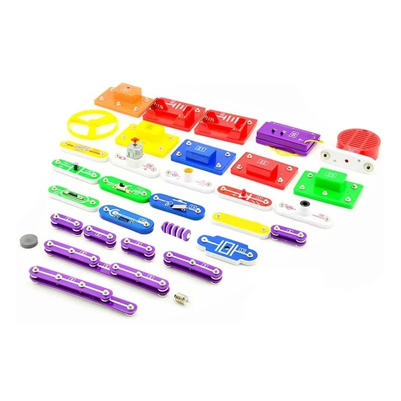 Circuit Kits For Kids Circuit Experiment Kits Electric Circuit Kits With 31 Snap Parts Educational Science Kit
Circuit Kits For Kids Circuit Experiment Kits Electric Circuit Kits With 31 Snap Parts Educational Science Kit