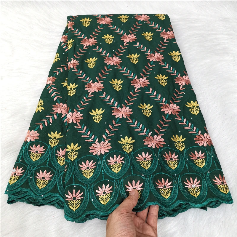 5 Yard Swiss Voile Lace Fabric Latest Heavy Beaded Embroidery African 100% Cotton Popular Dubai Style For Party Cloth Material
5 Yard Swiss Voile Lace Fabric Latest Heavy Beaded Embroidery African 100% Cotton Popular Dubai Style For Party Cloth Material