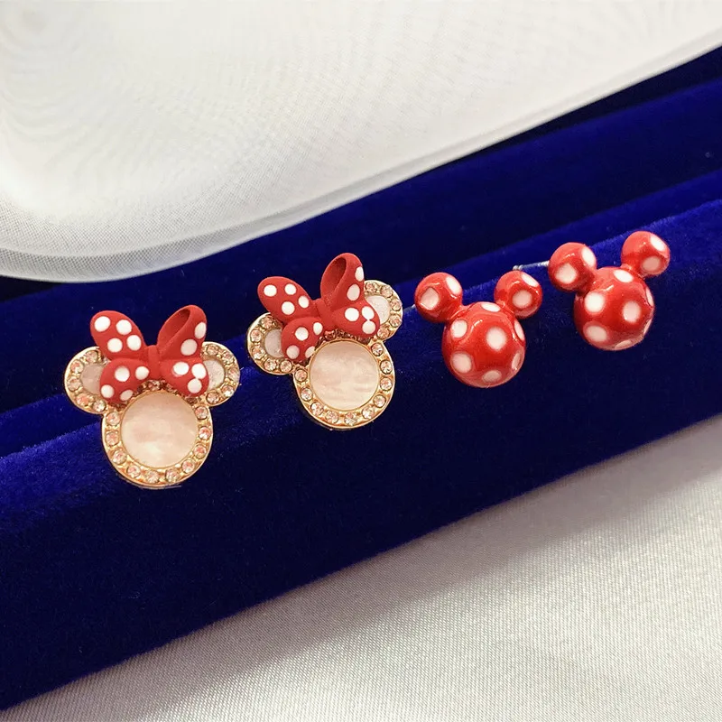 Disney Minnie Earrings Girl's Makeup Toy Accessories Cute Bow Earrings Sweet Red Toys for Girls Birthday Gifts Earring Toys
Disney Minnie Earrings Girl's Makeup Toy Accessories Cute Bow Earrings Sweet Red Toys for Girls Birthday Gifts Earring Toys