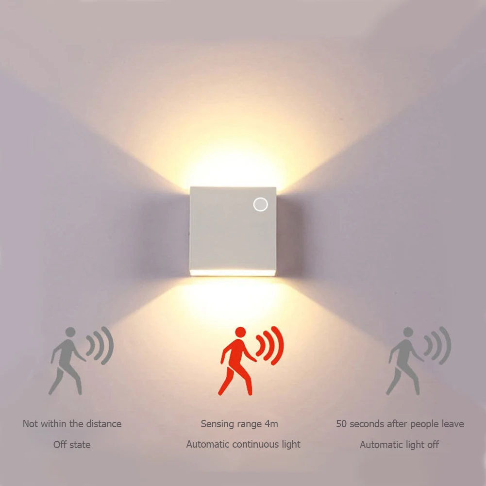 LED Wall Light With Human Body Motion Sensing Waterproof Outdoor&Indoor Wall Lamp Garden Light Fixture Aluminum AC85-260V
LED Wall Light With Human Body Motion Sensing Waterproof Outdoor&Indoor Wall Lamp Garden Light Fixture Aluminum AC85-260V