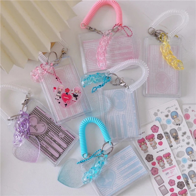 Transparent Card Holder DIY Card Holders Acrylic Protective Case Pendant Work Bus Bank Photocard Holder ID Card Holder
Transparent Card Holder DIY Card Holders Acrylic Protective Case Pendant Work Bus Bank Photocard Holder ID Card Holder