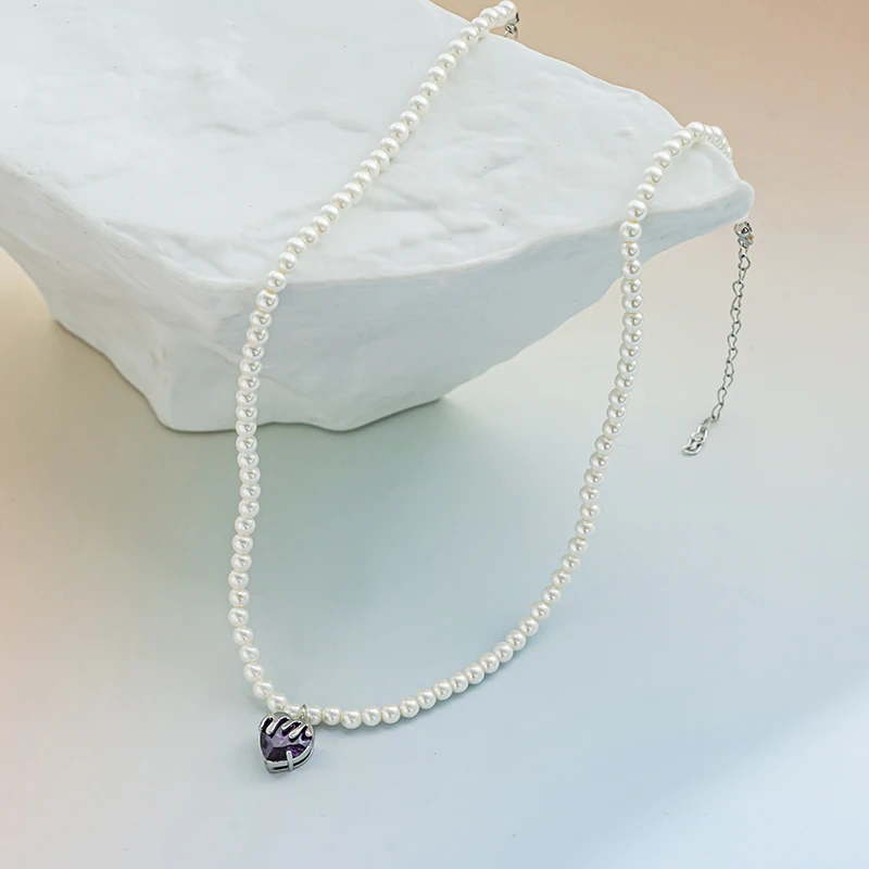 LIUERXIN Pearl Chain Necklace for Women Couples Korean Fashion Creative LOVE Heart Zircons Pendant Handmade Party Jewelry Gifts
LIUERXIN Pearl Chain Necklace for Women Couples Korean Fashion Creative LOVE Heart Zircons Pendant Handmade Party Jewelry Gifts